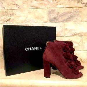 Chanel Open Toe Boots